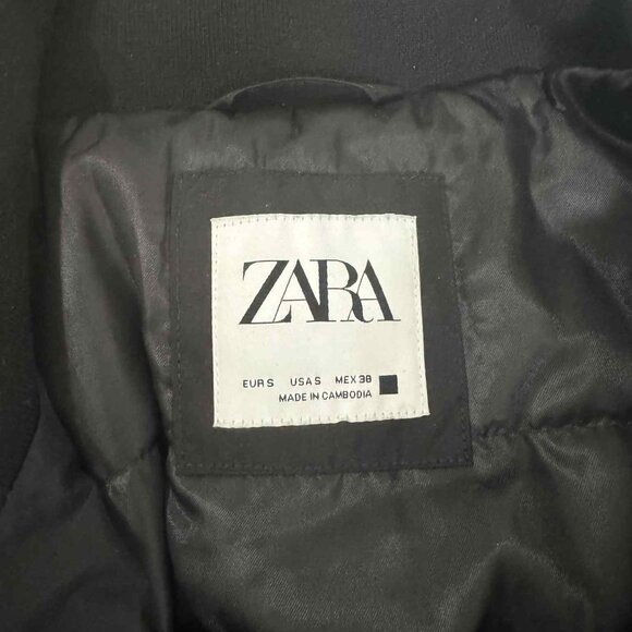 Zara Quilted Insulated Jacket Sz Small - Picture 5 of 5